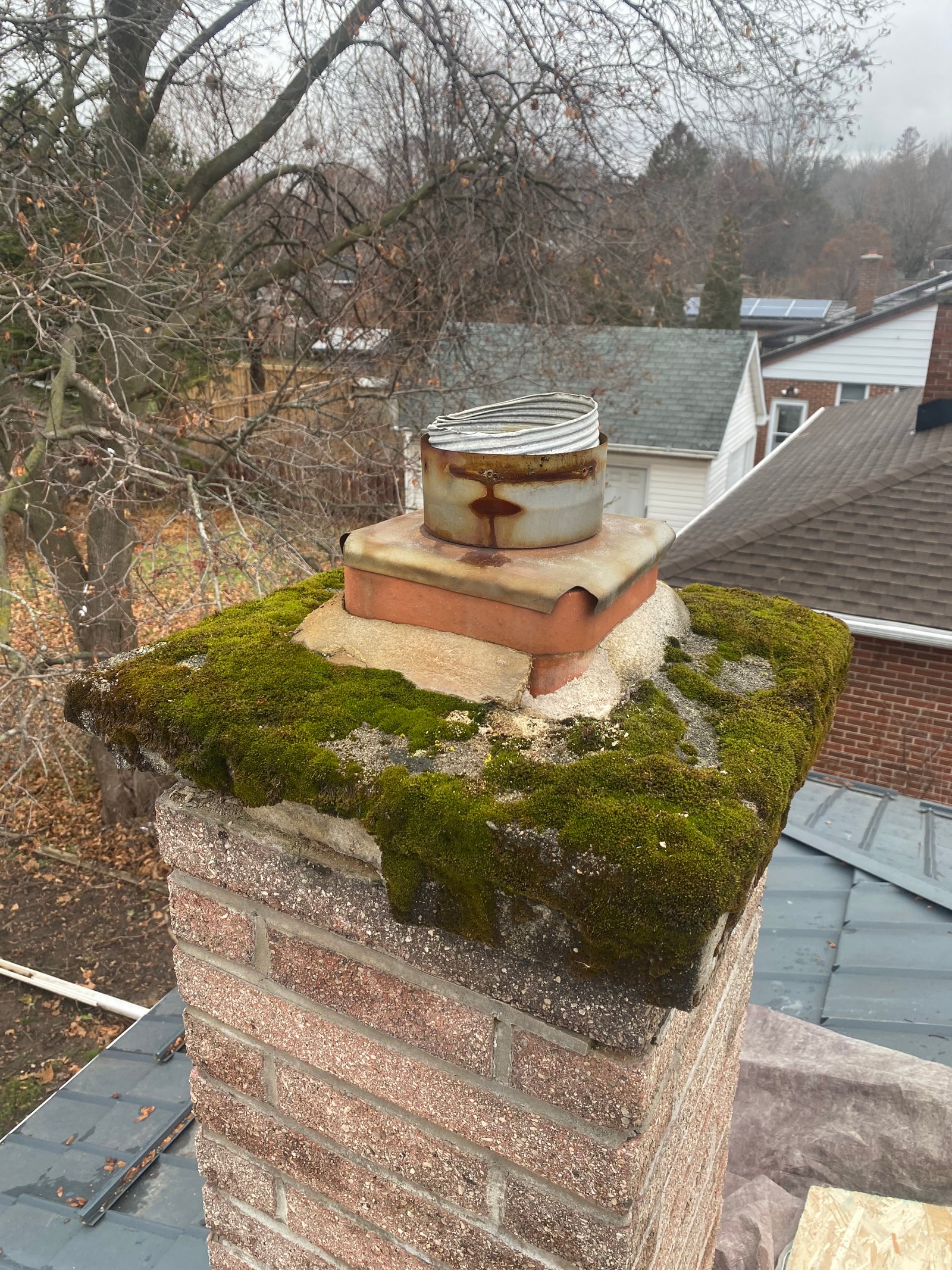 Chimney Repairs: Concrete Cap