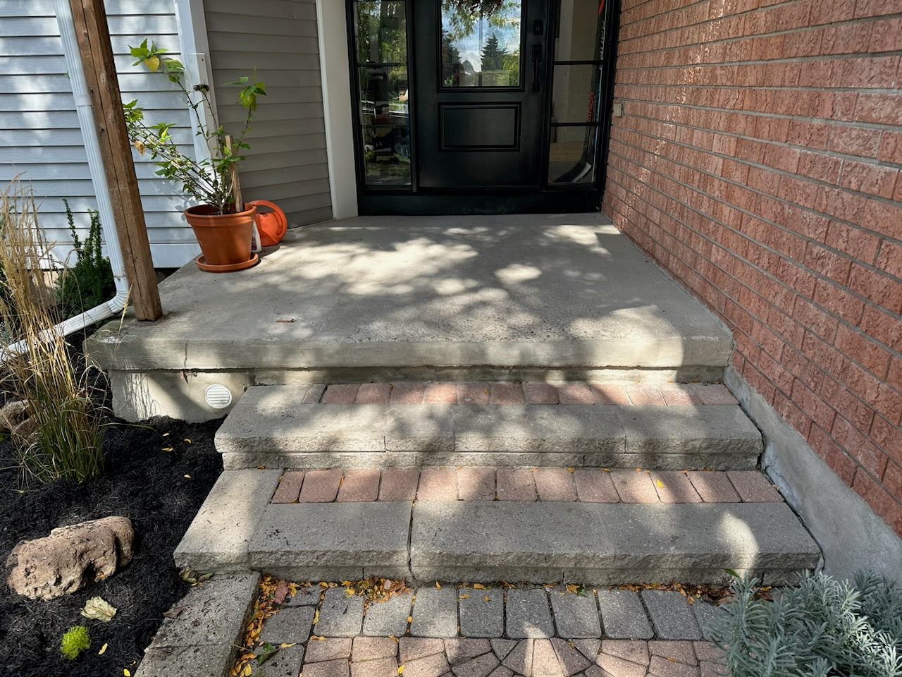 Porch Repair: Jewel Stone Finish