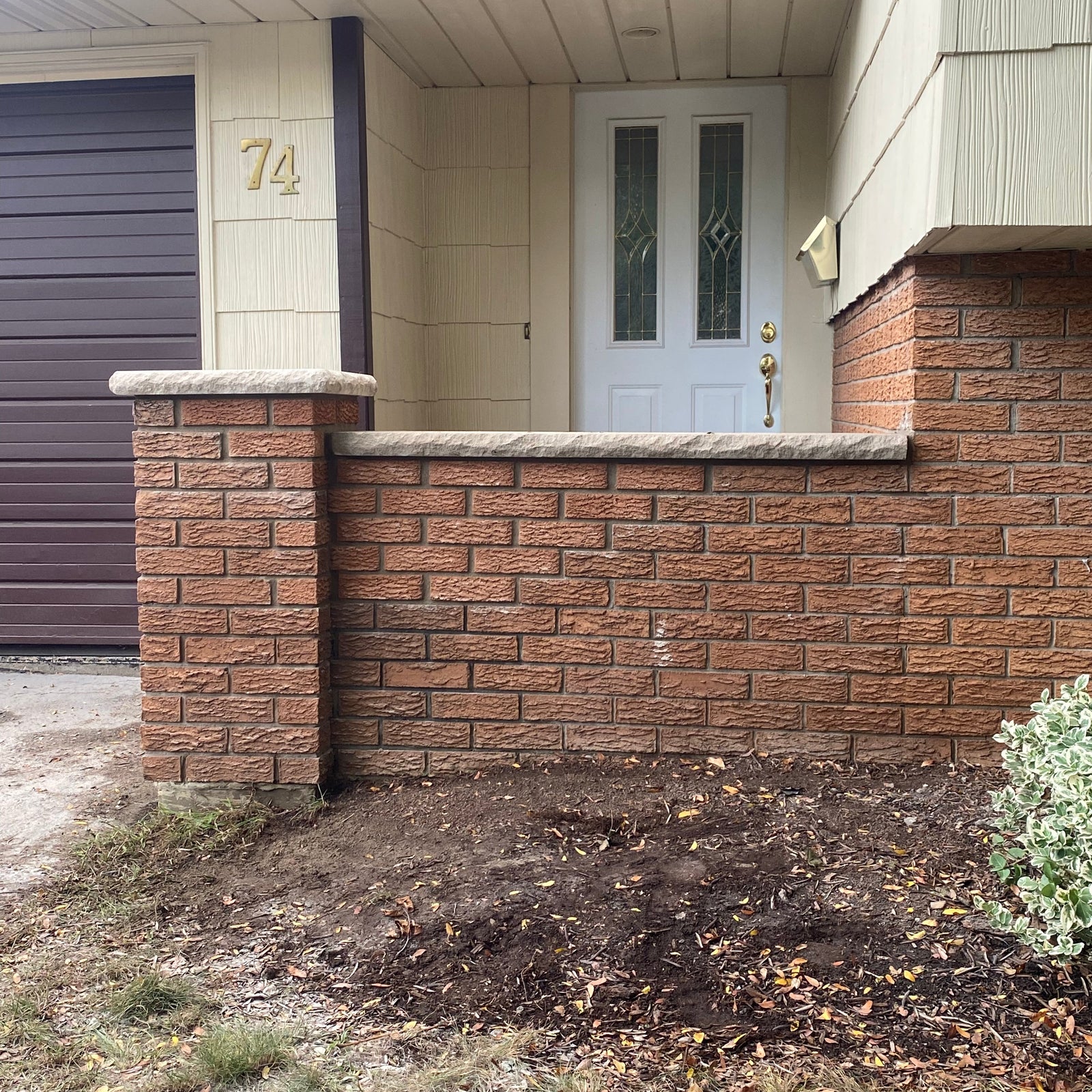 Brick Veneer: Pillar Rebuild