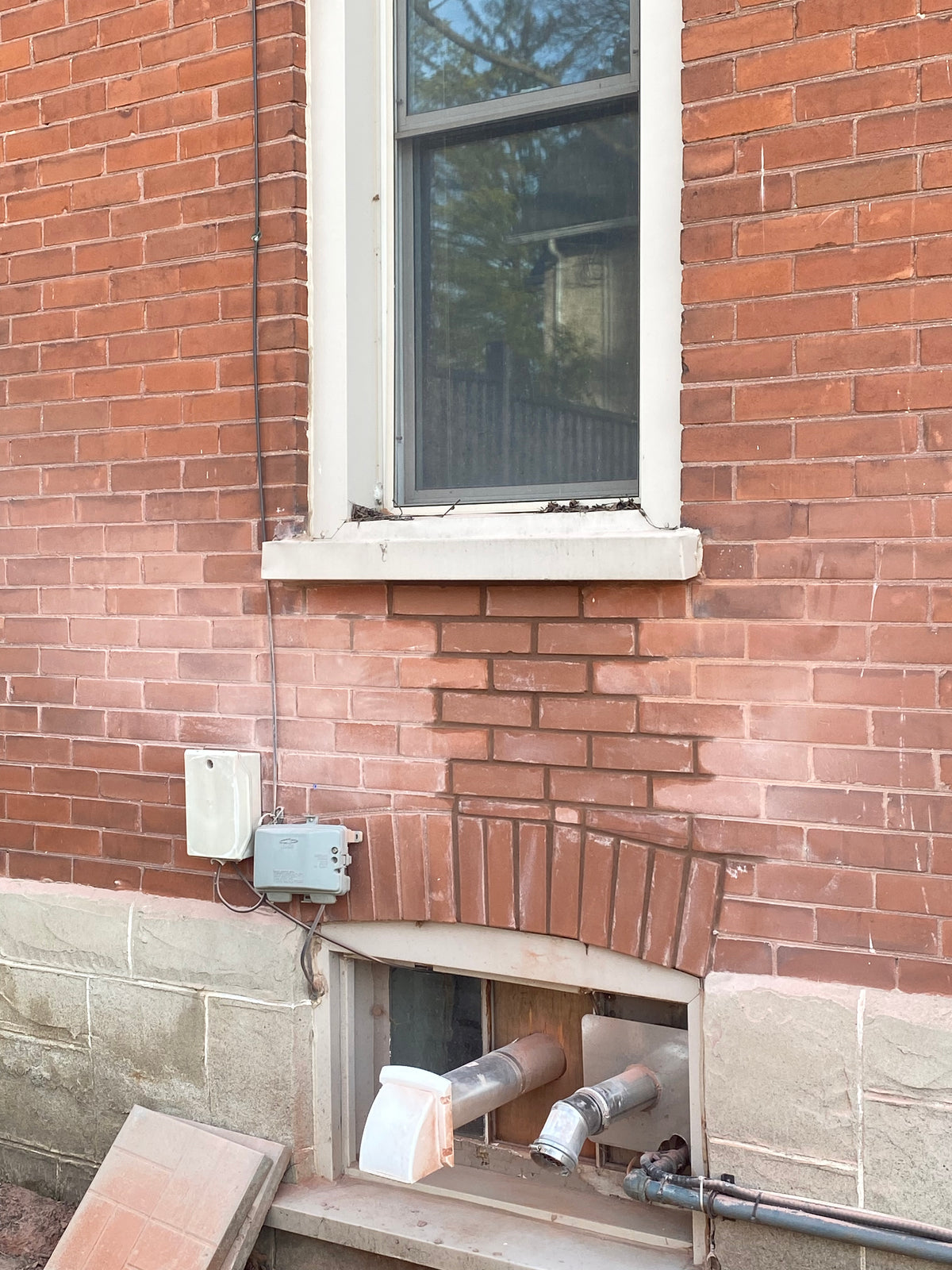 Vent-Related Brick Replacement