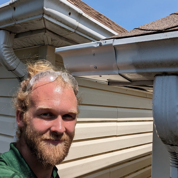 Eavestrough Mitre Corner Repair