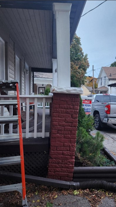 Brick Veneer: Pillar Rebuild