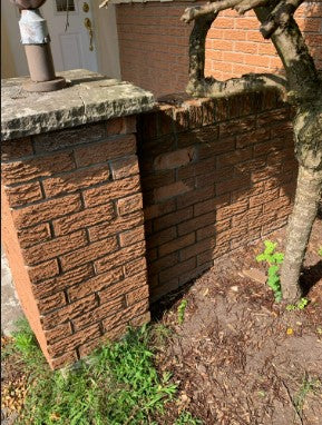 Brick Veneer: Pillar Rebuild