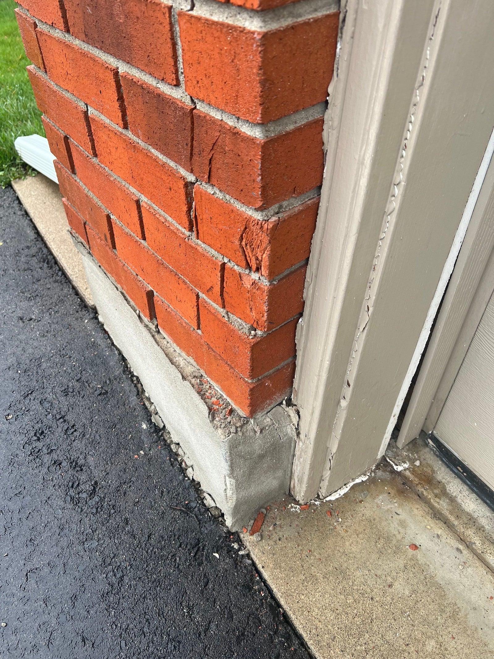 Brick Veneer Repairs: Vehicle Collisions