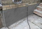 Foundation Wall Parging