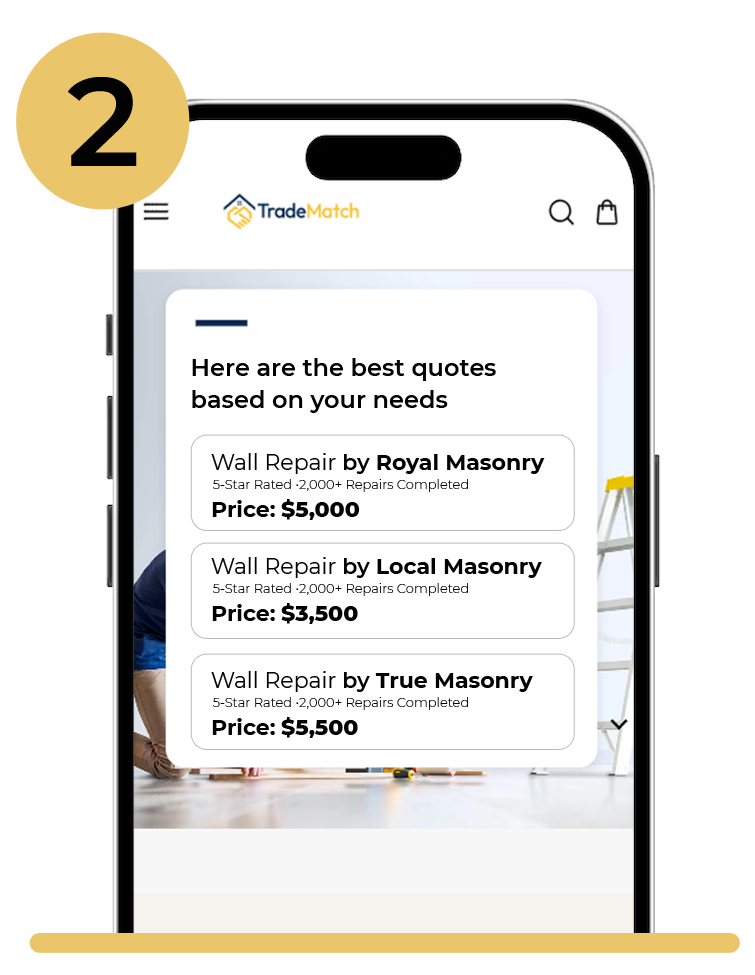 Select a tradesman match